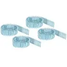 4pcs Miniature Garden Fence, 35 Inch Long Decorative Picket Fence, Light Blue