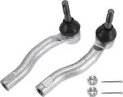 X AUTOHAUX 2pcs Front Outer Tie Rod Ends Kit Suspension Steering Tie Rod End for Toyota Prius 2004-2009 Drag Link No.4504749075/4504649145