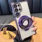 Shockproof Stand Magnetic Case For Samsung S25 S24 S23 S22 S21 Ultra Plus FE