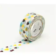 mt Kids Washi Paper Masking Tape: 3/5 in. x 23 ft. (Motif Heart)