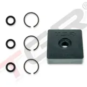 3/8" Impact Wrench Retaining Ring Clip with O-Ring for Snap-On Type - 3 Sets