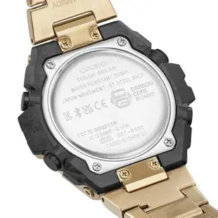 CASIO 卡西歐 G-SHOCK 太陽能電力藍芽 碳纖維核心防護構造手錶 (GST-B500GD-9A)