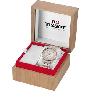 TISSOT 天梭 官方授權 杜魯爾系列80小時動力儲存機械對錶 母親節禮物 送禮推薦 T0994072203801+T0992072211801