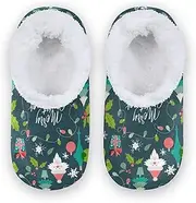 [Caihoyu] Kids Girls Boys Closed Back House Slippers Fuzzy Fleece Non-Slip Lightweight House Shoes Indoor Outdoor Winter Bedroom