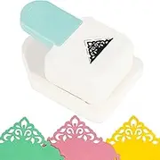 Corner Paper Punch Flower Pattern Corner Hole Puncher Portable Corner Cutter Punch Triangle Shape Corner Puncher Scrapbooking Supplies Punch Corner Cutter Suitable for Home, Workplace
