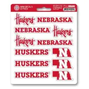 Nebraska Cornhuskers Stickers Die Cut Mini Decals 12-Pack Sticker Sheet