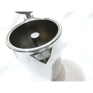 (h) 二手 Alessi 不鏽鋼摩卡壺 咖啡壺 / 上壺