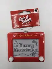 Etch A Sketch Christmas Ornament Shatterproof Decoupage 80s Retro