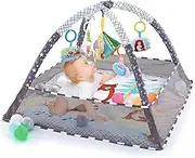 Baby Play Gym Mat with Ball Pit Activity Gym Center Tummy Time Mat Thickened Mat Sensory Exploration Motor Skill Development for Newborn Infant Baby Toddlers