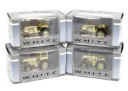 SpecCast 1:64 WHITE 2-105 Open Station & Cab *GOLD CHROME SPECIAL EDITION* NIB