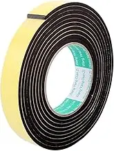 Foam Tape, 5pcs Office Tape 6 mmThickness 10-50 mm Width Single Sided Sponge Sticker Foam Glue Strip Sealing 2 Meters Long(40 mm*6 mm*2 Meters)