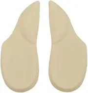[LETSIQS] 1 Pair Women Silicone Gel Insoles Professional Orthotic Arch Support Insole Flatfoot Prevent Foot High Heels Shoes Pad (Color : Clear, Shoe Size : 15.5)