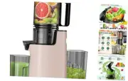 Cold Press Juicer, Masticating Juicer with 5.4" Wide Feed Chute, 350w Slow
