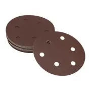 Sandpaper Round 125x125mm 1000 Grit 20 Pcs Red Hook & Loop Sanding Sheets