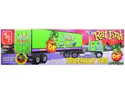 1/25 Scale Model Kit AMT Fruehauf FB Beaded Panel Van Trailer Rat Fink