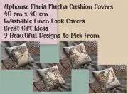 Alphonse Maria Mucha Nine Designs - Cushion Covers /Pillow Covers Gift Idea