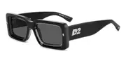 Dsquared2 D2 0142/S 08A/IR Men's Sunglasses Black Size 52