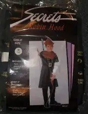 Secrets Robin Hood Childs Costume Size Medium (7-8) SSB37