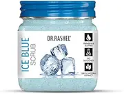 DR.RASHEL Ice Blue Scrub For Face & Body (380 Ml) | All Skin |Cleanser Scrub For Deep Exfoliation | Dead Skin Remover Scrub | Tan Removal | Blackhead Remover Scrub