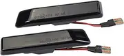 Turn Signal Lights for BMW X5 E53 2000-2006 E36 1997-1999 2Pcs LED Turn Signal Repeater Sequential Light Flashing Side Marker Lamp Car Accessories Turn Signal Lights(Dynamic Smoked Type)