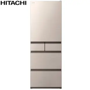 HITACHI 日立 475公升日本原裝變頻五門冰箱 RHS49NJ星燦金(CNX) 大型配送