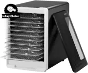 Food Dehydrator 10 Trays Electric Dryer 550W LCD Touch Control Fruit Jerky Maker