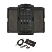 Fender Passport Series 2 Portable PA System w/ Fender Microphone Kit Bundle