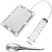 Professional Molecular Gastronomy Caviar Maker Gourmet Dispenser Caviar Filter Spherification Dropper with Tube & Spoon Tools Maker