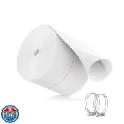 AGHITG 3" ID x 30 FT Backwash Hose Lightweight, fire hose with Clamps, Lay Fl