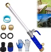 Jetsono High Pressure Washer, Jetsono 2-in-1 High Pressure Power Washer, Cordless High Pressure Water Blasters, Garden Hose into Pressure Water Gun (Blue)
