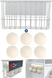 Magnetic Dryer Ball Holder Plus 6 XL Wool 6pcs +