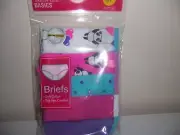 Girls basic soft cotton tag free undewear size 4 panda
