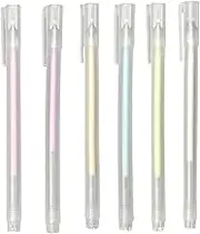 Quick Drying Color Glue Pen - Quick Dry Roller Pens | Glue Pens for Crafting Fine Tip, Ball Point Glue Pen, Quick Dry Glue Pen 6X for Scrapbooking, Handmade Stationery and Craft Glue Accessories