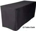 12 x Tablecloths Trestle Table Cloths 6' 6 FT FITTED Wedding Rectangle Party