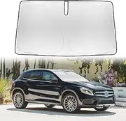 for Mercedes Benz GLA 250 2015-2020 Windshield Sun Shade, Foldable Sunshade for Front Windows Cover Sun Blocker Protect Car from Sun Rays Custom Fit 2024-2016 Mercedes Benz GLC 300 Car Accessories