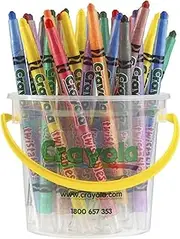 CRAYOLA 52 7432 Twistables Crayons, 32 Deskpack, Twist for Fun, Back to School, Primary School, Art and Craft, Classroom, Education, Safe and Non Toxic, Multi