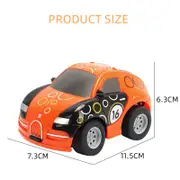 Catzon Mini Remote Control Car for Kids Battery Powered Chirstmas Gifts-Red
