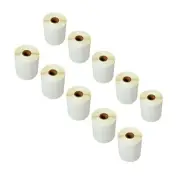 10 Rolls 750/R 4X2 Direct Thermal Labels for Zebra 2844 Eltron Rollo Printers