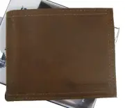 Dockers Men's Tan Bifold Passcase Wallet New NWT $34