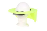 MSA Sun Brim Sunshade Cap With Neck Flap | Orange & Fluro