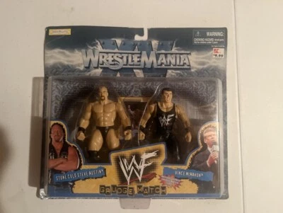 WWF Jakks Grudge Match Stone Cold Steve Austin and Vince McMahon MOC NIB
