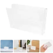 8 Pcs Tape Storage Box Clear Plastic Cassette Holder Organizer Cases