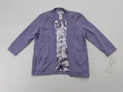 Alfred Dunner Women's Sweater Size PS Purple 2-For Cardigan Twinset NEW