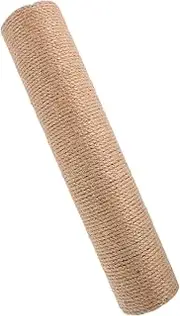 Cat Scratching Post Replacement Natural Jute Rope Decorative Scratching Pole Accessory for Kittens Durable Easy to Clean for Cat Trees Furniture