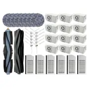 For Deebot X1 Omni/t10 Omni Robot Vacuum Cleaner Spare Parts, Rubber / Side Brush, Filter, Mop Rag,