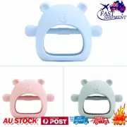 Colorful Silicone Baby Teether Mitten Glove Chew Toy Bpa-Free 3M+ - Soothing Pa+