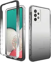 Compatible with Samsung Galaxy A73 5G Slim TPU+PC Hybrid Shockproof Clear Back Case Cover Full Body Cover Clear Slim Phone Case for Samsung Galaxy A73 5G