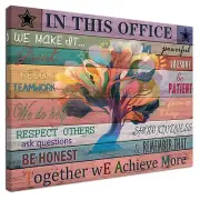 Office Inspirational Wall Decor for Women Motivational Poster Artwork Positiv...
