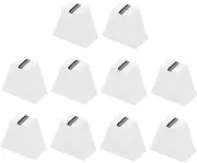 Vaguelly Mixer Slider Fader Knobs Set of 10 White Replacement Parts for Console Easy to Assemble