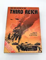 Avalon Hill Rise & Decline of Third Reich Game 3rd Ed. 1974 UNPUNCHED Complete!